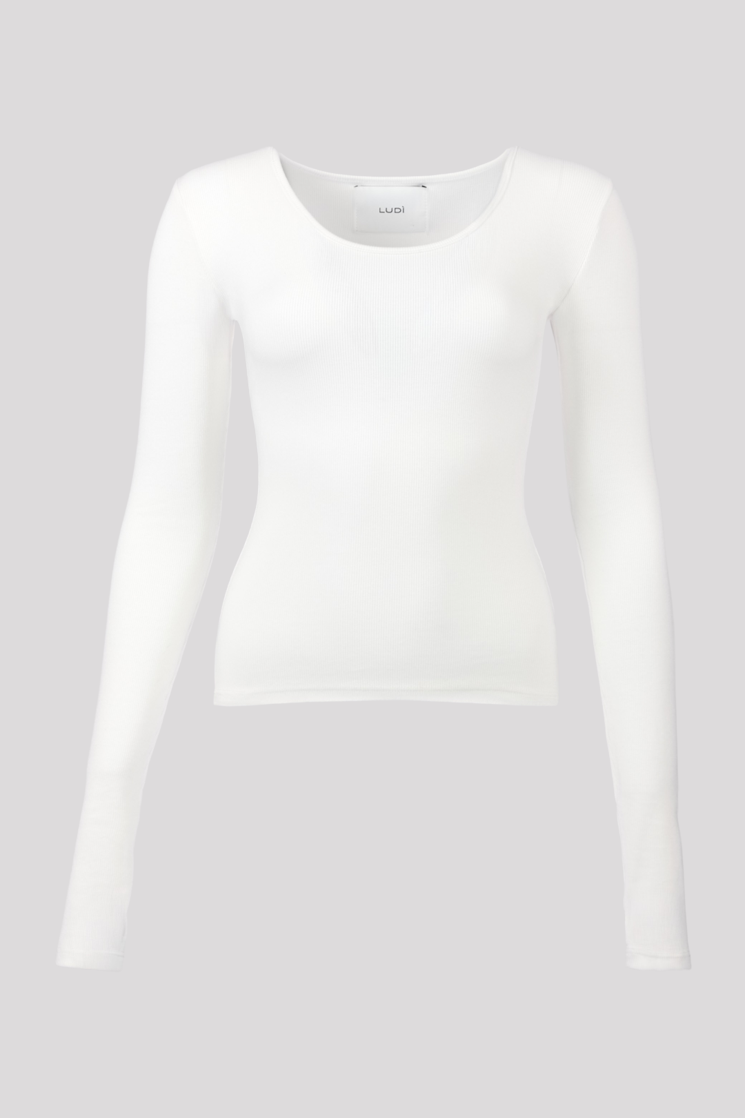 ECLIPSE – Maglia a costine con dettaglio pollice