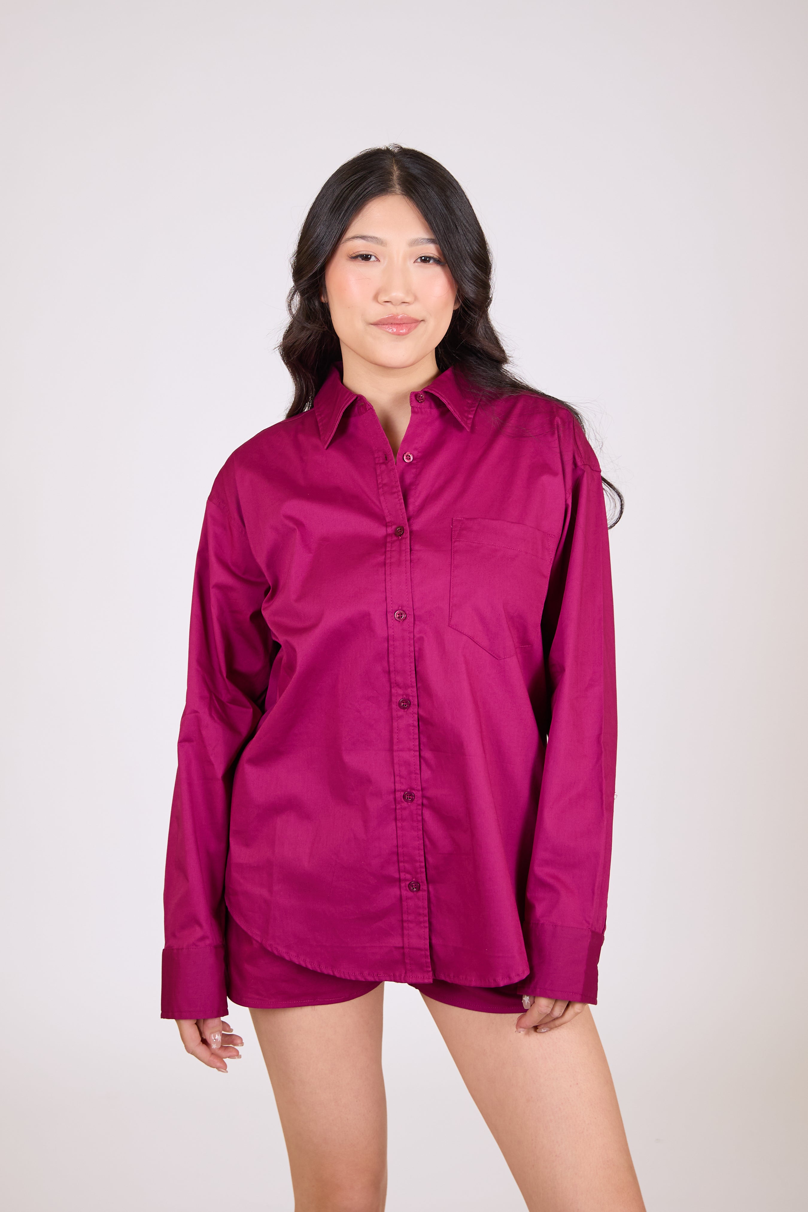 SOLE - Camicia over con tasca