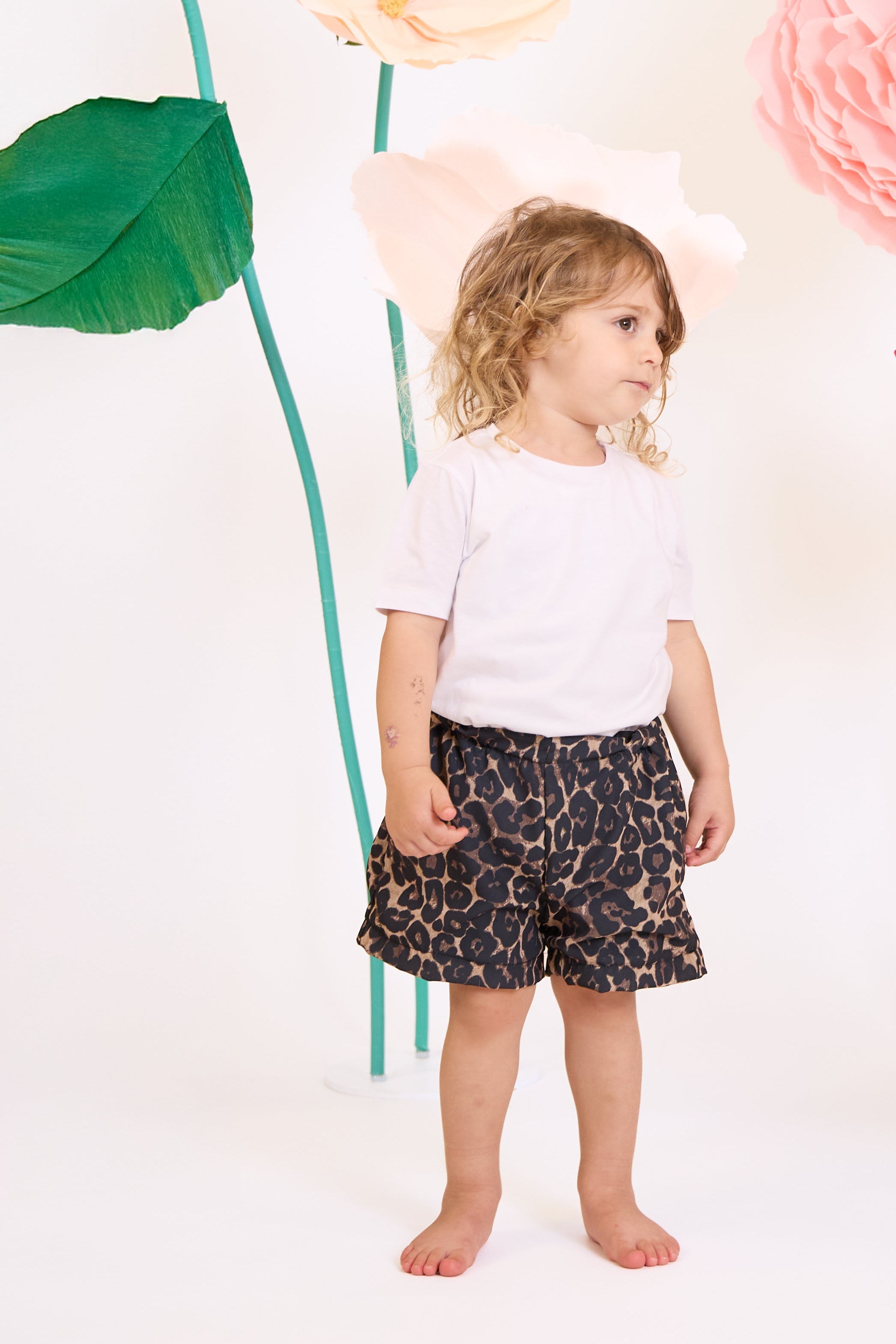 LOS ENAMORADOS KIDS SHORTS - Pantaloncino animalier