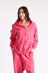 BLACKOUT ZIP-UP HOODIE – Felpa con cappuccio e zip